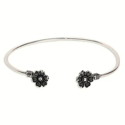 Sohi Silver Plated Slip-on Bracelet