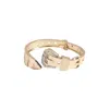 Sohi Tang Buckle Bracelet In Gold