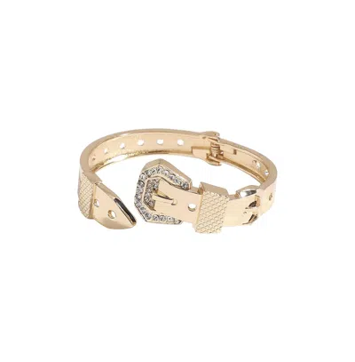 Sohi Tang Buckle Bracelet In Gold
