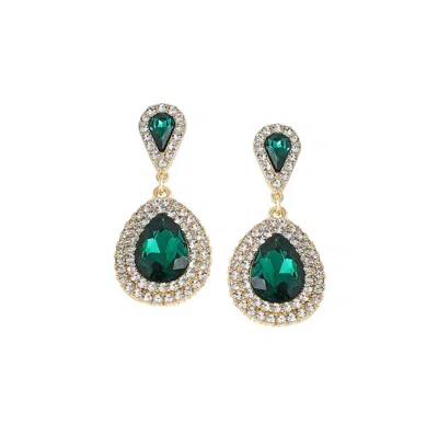 Sohi Teardrop Stone Drop Earrings