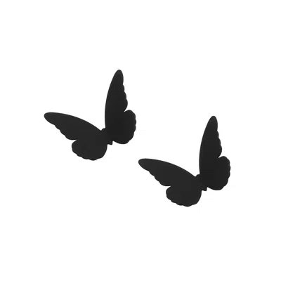Sohi Women Black Stud Earrings