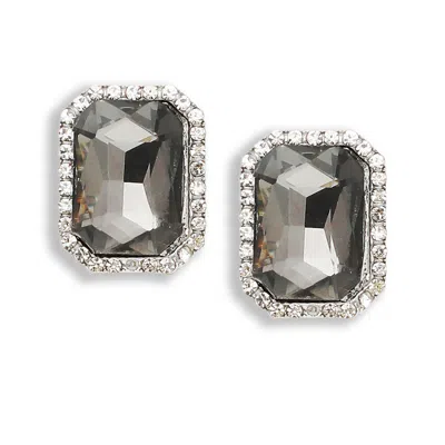 Sohi Women Black Stud Earrings