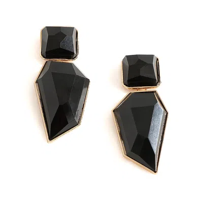Sohi Women Black Stud Earrings