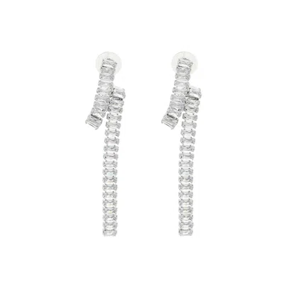 Sohi Women's Bling Drop Earrings