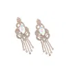 Sohi Women's Bling Drop Earrings In Gold