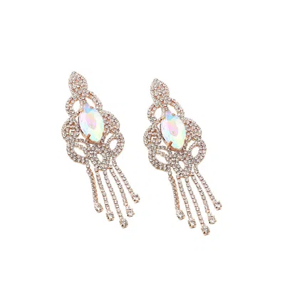 Sohi Women's Bling Drop Earrings