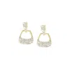 Sohi Women's Bling Drop Earrings