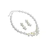 Sohi Women's Botanical Jewellery Set In Silver