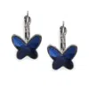 Sohi Butterfly Designer Studs In Blue