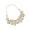 Sohi Women's California Gold Party Statement Necklace