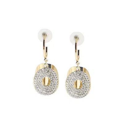 Sohi Women's Circular Drop Earrings