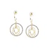 Sohi Women's Circular Drop Earrings
