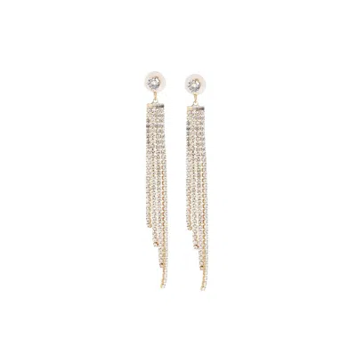 Sohi Women's Dangling Drop Earrings In Gold