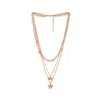 Sohi Women's Everyday Multi-layer Necklace In Gold