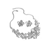 Sohi Women's Flora Jewellery Set In Silver