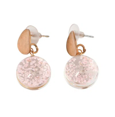 Sohi Women's Floral Drop Earrings