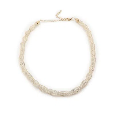Sohi Women's Gold Crystal Collar Necklace