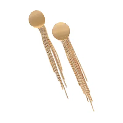 Sohi Women's Gold Dangling Drop Earrings