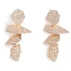 Sohi Gold Plated Designer Drop Earring For Women's In Gold