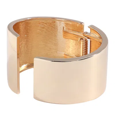 Sohi Women's Gold Minimal Statement Bracelet