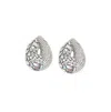 Sohi Women's Gold Teardrop Drop Earrings