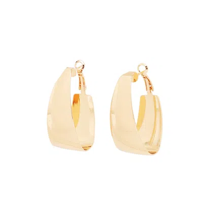 Sohi Women Golden Hoop Earrings