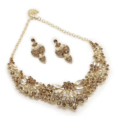 Sohi Women Golden Jewellery Set