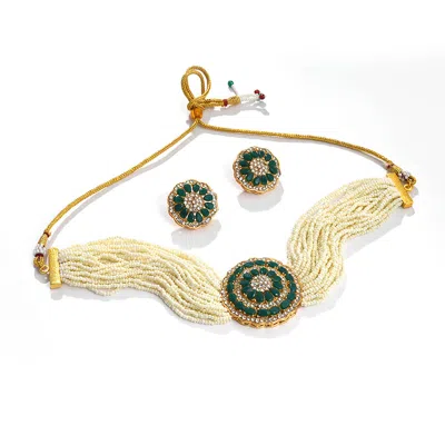 Sohi Women Green Jewellery Set