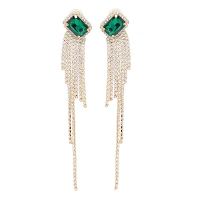Sohi Women Green Stud Earrings