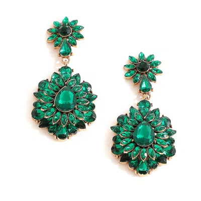 Sohi Women Green Stud Earrings