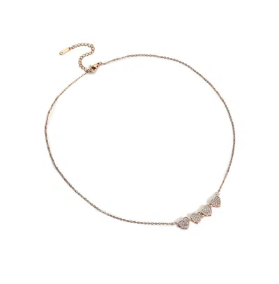 Sohi Women's Hearts Pendant Necklace In Gold
