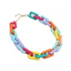 Sohi Women's Link Chain Necklace In Multi