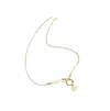 Sohi Women's Link Chain Necklace In Gold