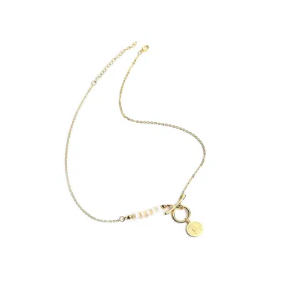 Sohi Women's Link Chain Necklace In Gold
