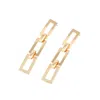 Sohi Women's Link Drop Earrings In Gold