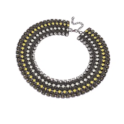 Sohi Women's Multicolour Party Statement Necklace