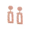 Sohi Women's Corroded Drop Earrings