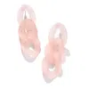 Sohi Women Pink Drop Earrings In Pink