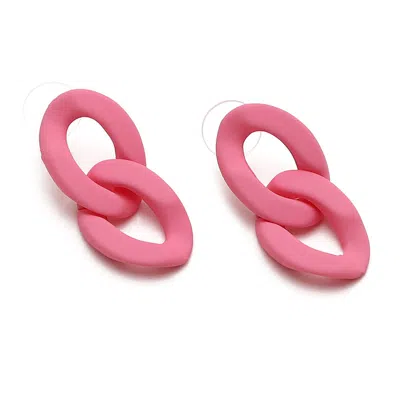 Sohi Women Pink Stud Earrings