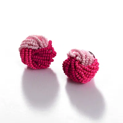 Sohi Women Pink Stud Earrings
