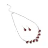 Sohi Women Red Jewellery Set In Metallic