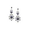 Sohi Women's Regal Drop Earrings In Metallic