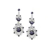 Sohi Women's Regal Drop Earrings In Metallic