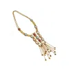 Sohi Women's Regal Statement Necklace In Gold