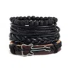 Sohi Women's Rockn'roll Multi-layer Bracelet In Black