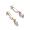 Sohi Women's Santorini Drop Earrings In White