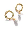 Sohi Women's Santorini Drop Earrings In White