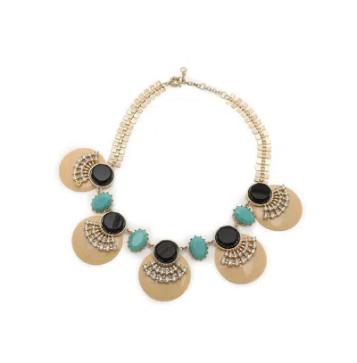 Sohi Women's Shell Statement Necklace In Gold