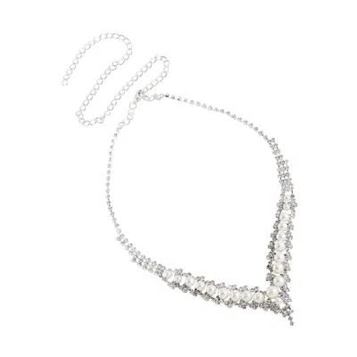 Sohi Women Silver Coloured Necklace
