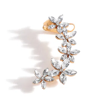 Sohi Women Silver Coloured Stud Earrings